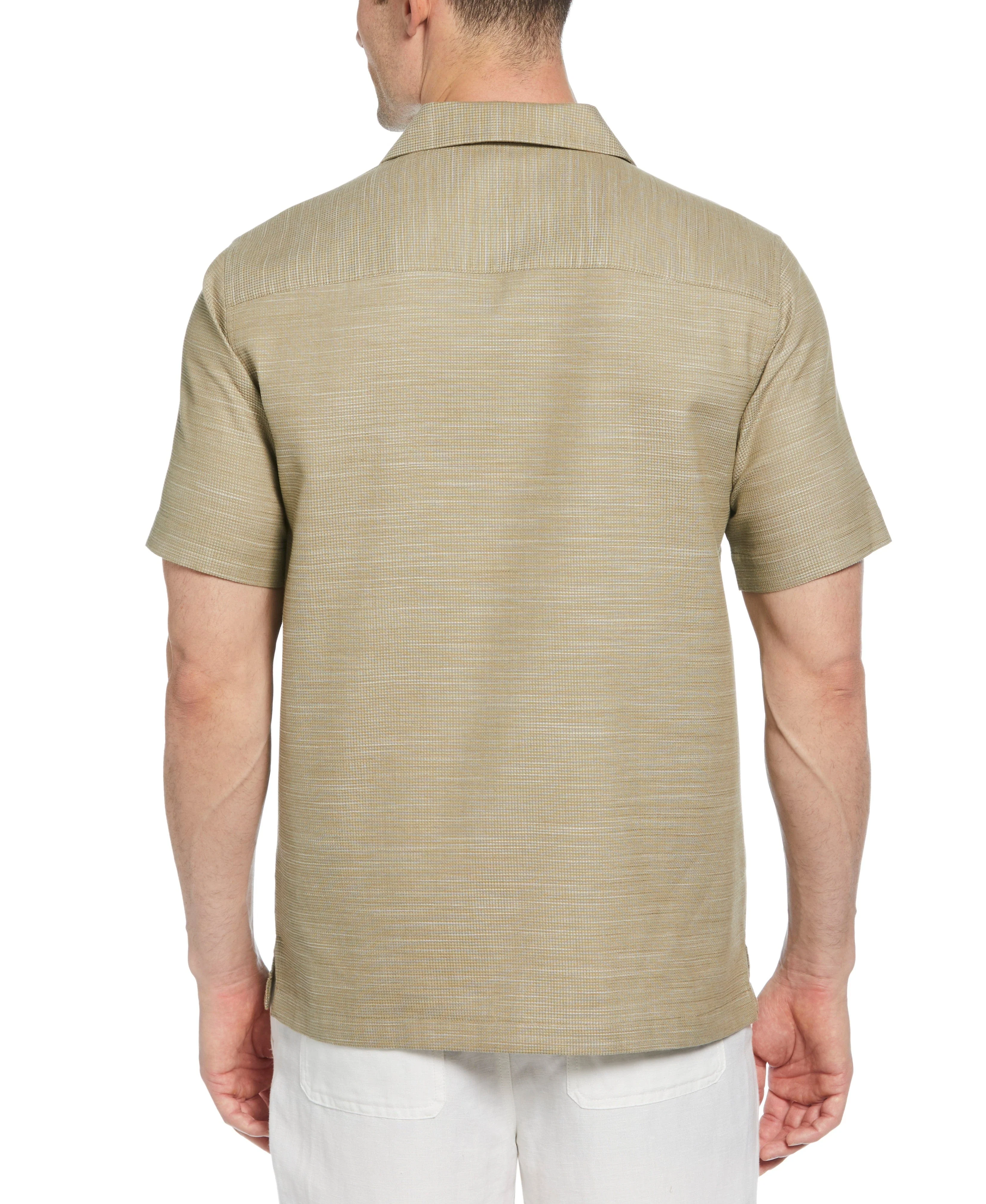 Gauze Textured Guayabera Shirt - Image 2