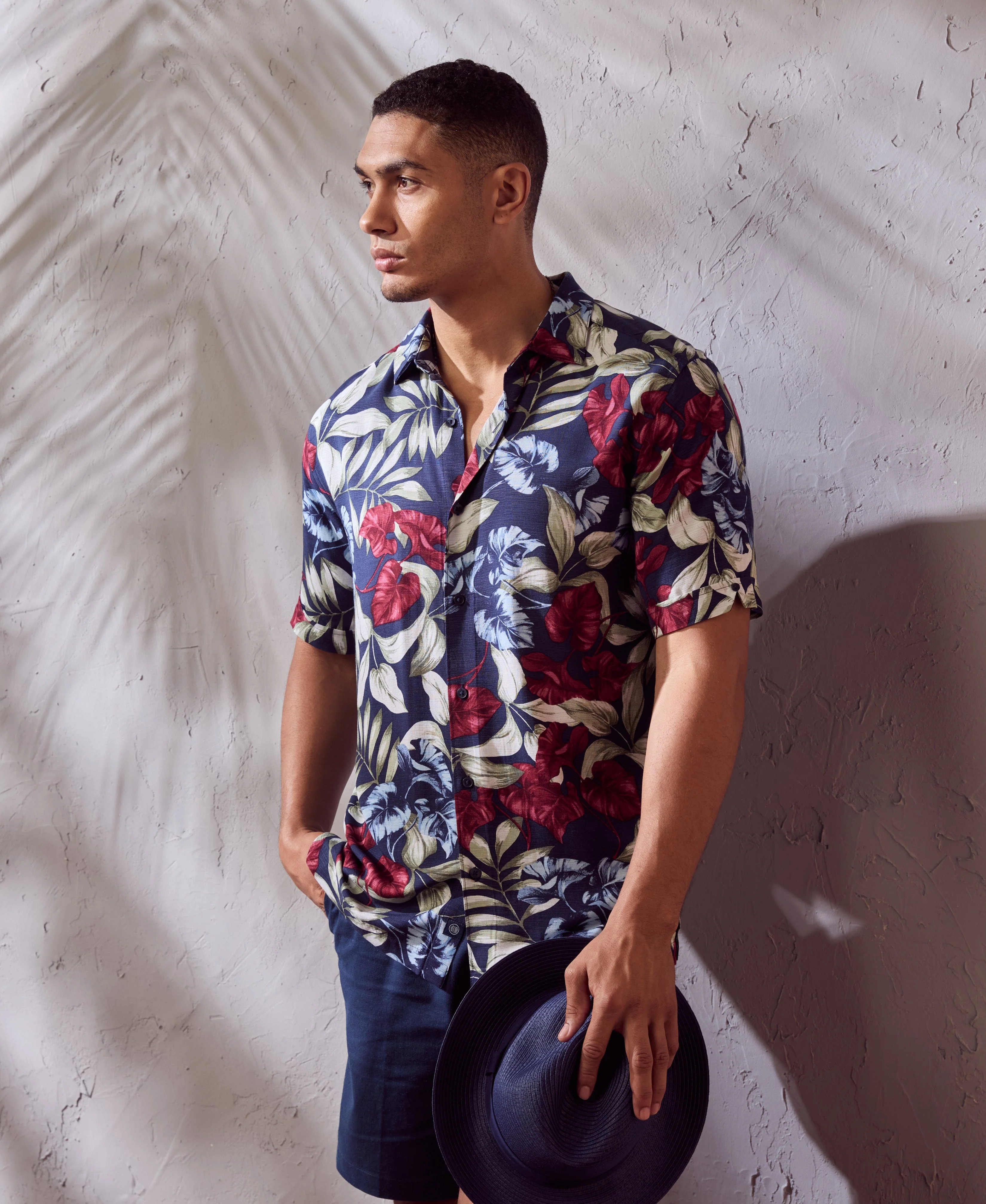 Viscose Texture Floral Print Shirt - Image 2